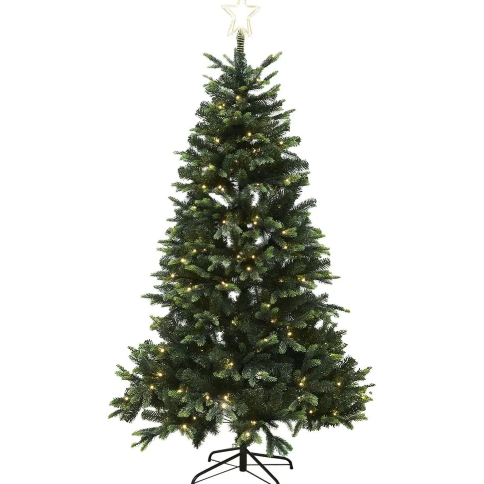 Tekojoulukuusi Nordic Winter Lifa 210cm PE/PVC LED-valoilla ja latvatähdellä