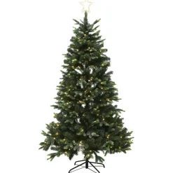 Tekojoulukuusi Nordic Winter Lifa 180cm PE/PVC valoilla ja latvatähdellä