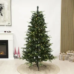 Tekojoulukuusi Nordic Winter Viga 170cm PE/PVC LED-valoilla
