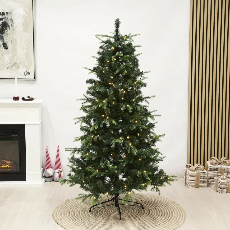 Tekojoulukuusi Nordic Winter Viga 170cm PE/PVC LED-valoilla
