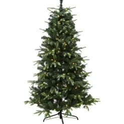 Tekojoulukuusi Nordic Winter Viga 200cm PE/PVC LED-valoilla