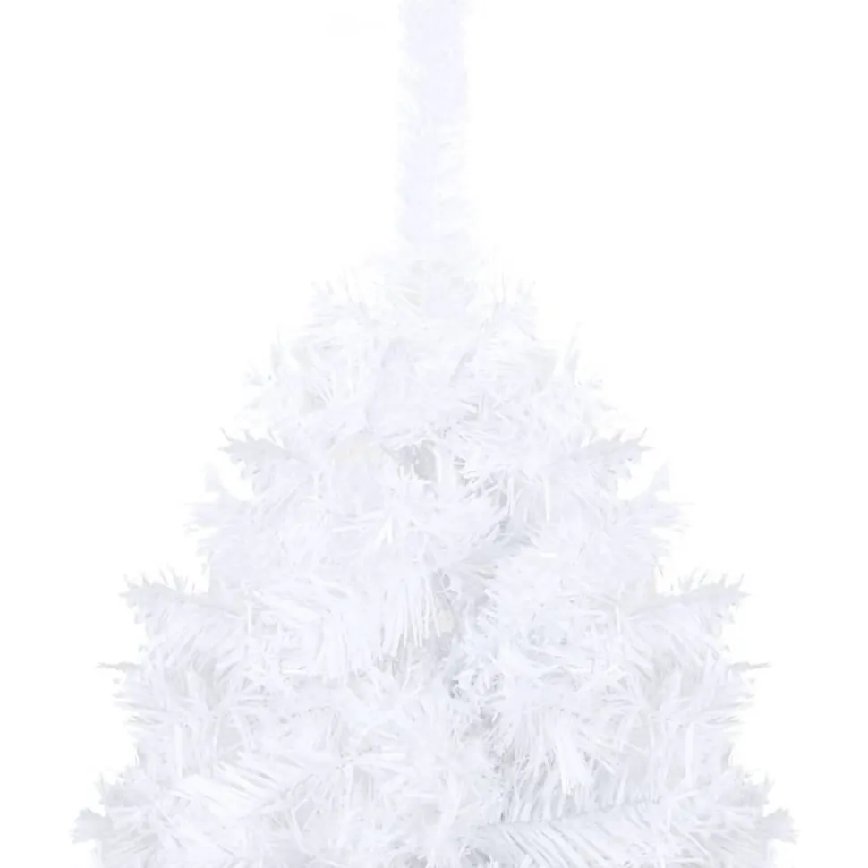 Tekojoulukuusi paksuilla oksilla, valkoinen, 150cm, PVC