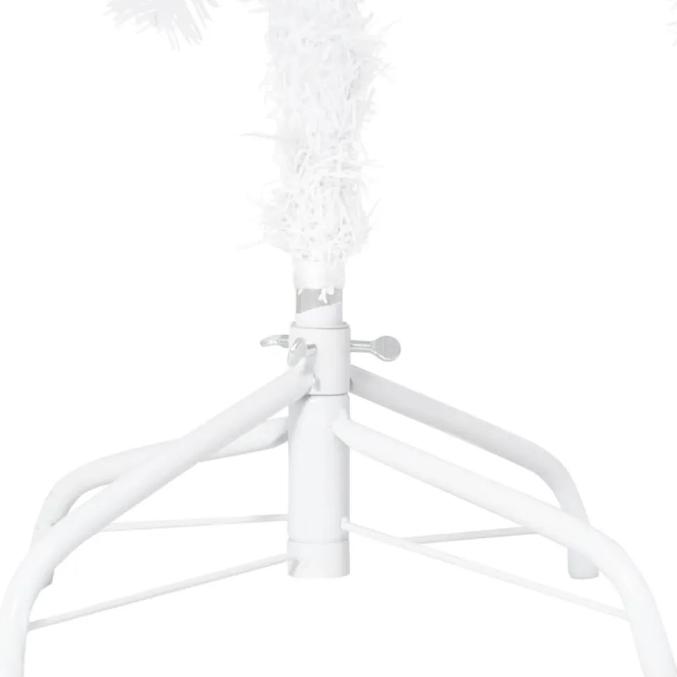 Tekojoulukuusi paksuilla oksilla, valkoinen, 150cm, PVC