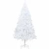 Tekojoulukuusi paksuilla oksilla, valkoinen, 240cm, PVC