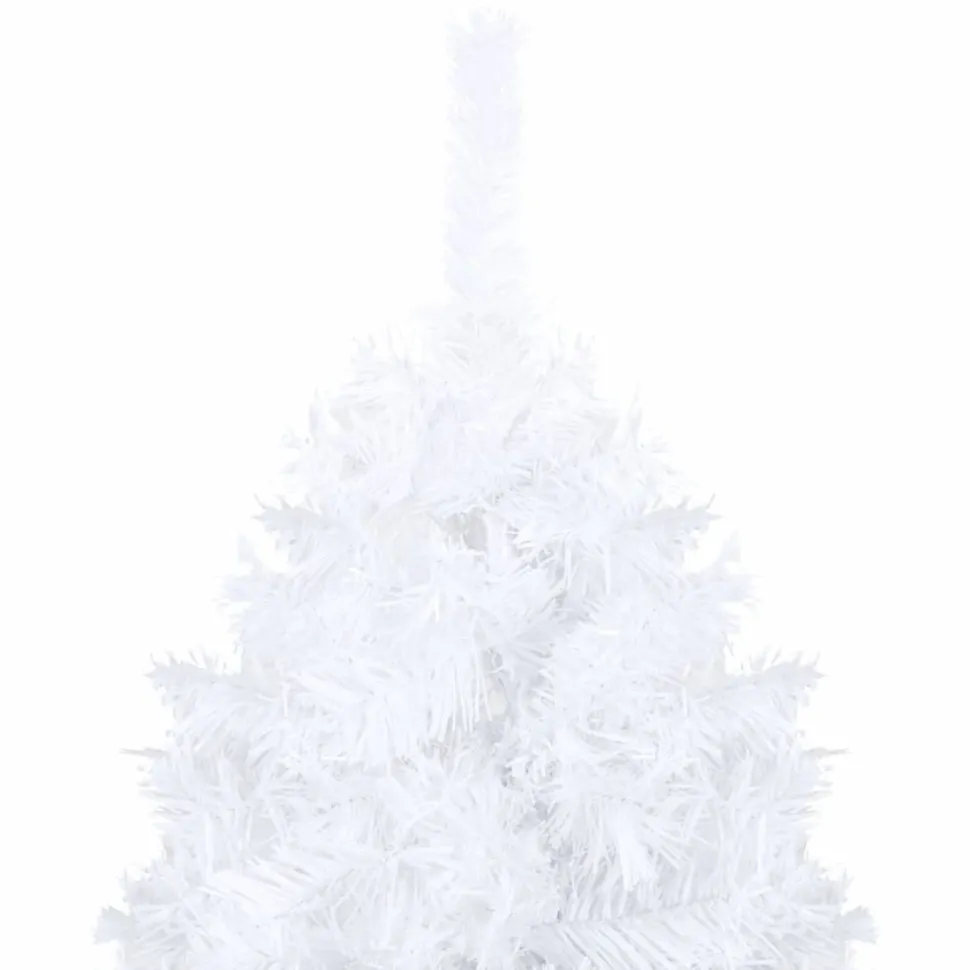 Tekojoulukuusi paksuilla oksilla, valkoinen, 240cm, PVC