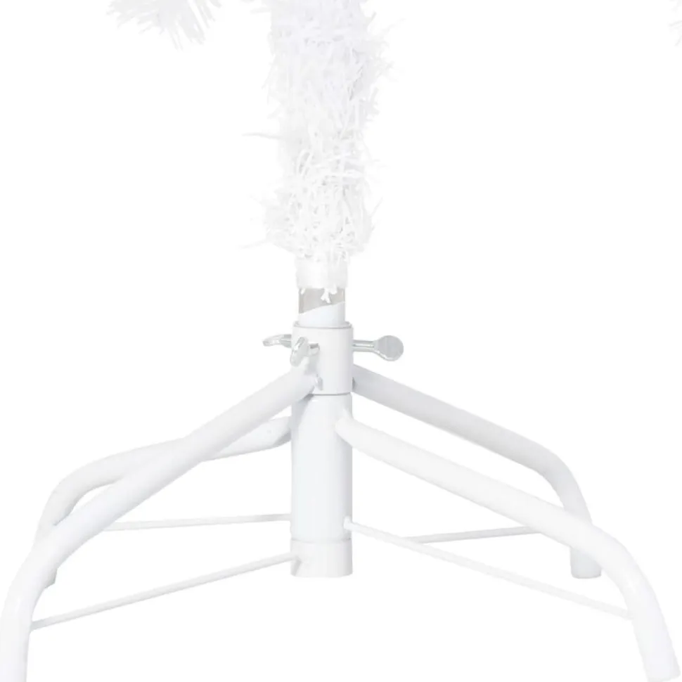 Tekojoulukuusi paksuilla oksilla, valkoinen, 240cm, PVC