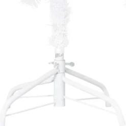 Tekojoulukuusi paksuilla oksilla, valkoinen, 210cm, PVC