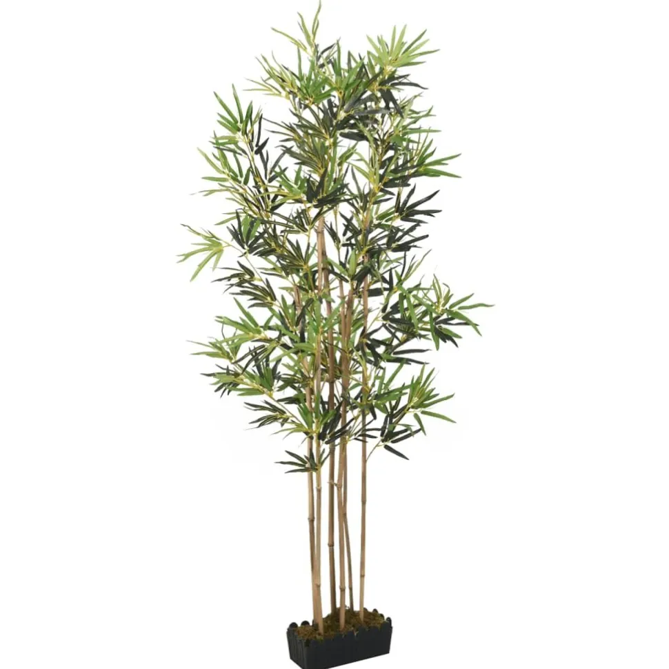Tekokasvi bambupuu 120cm, 552 lehteä, vihreä