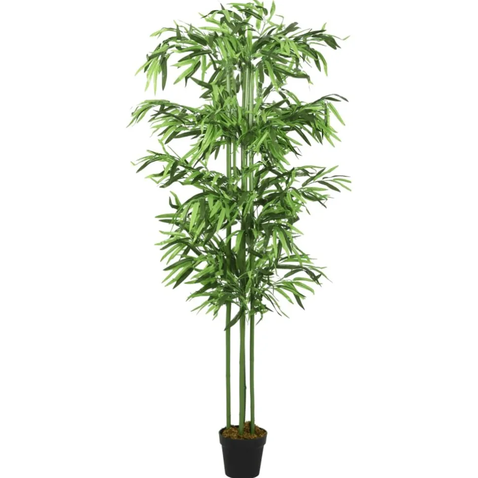 Tekokasvi bambupuu, 384 lehteä, 120 cm, vihreä