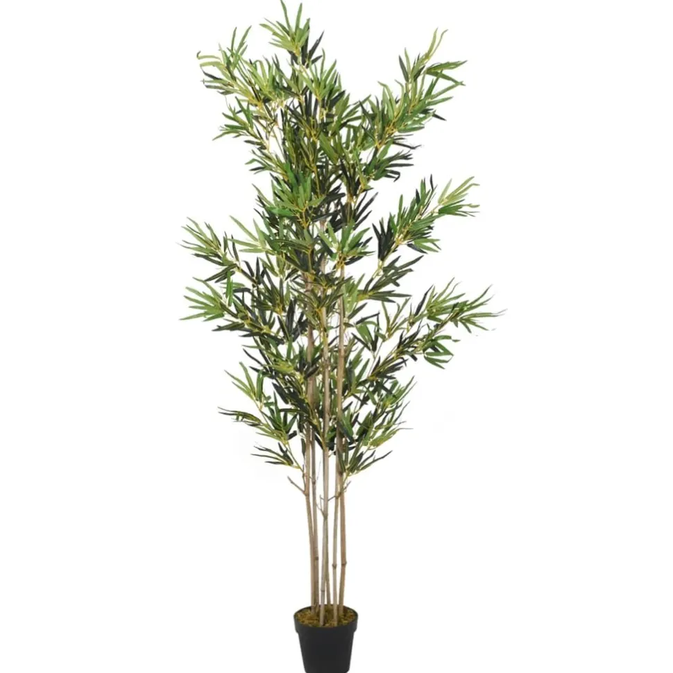 Tekokasvi bambupuu 1380 lehteä 200 cm vihreä