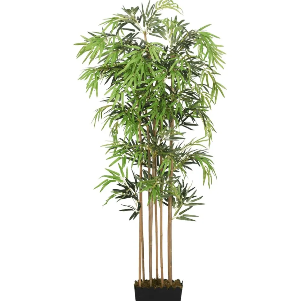 Tekokasvi bambupuu, 500 lehteä, 80 cm, vihreä