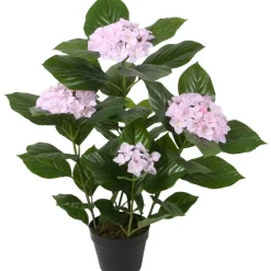 Tekokasvi Home4You WIND HYDRANGEA K80 cm, vaaleanpunainen