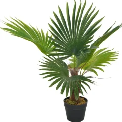 Tekokasvi palmu ruukulla vihreä 70 cm