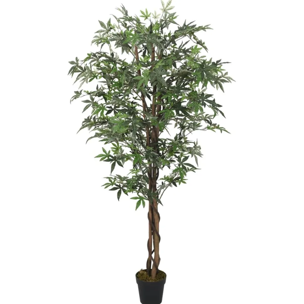 Tekokasvi vaahtera 336 lehteä 120 cm vihreä