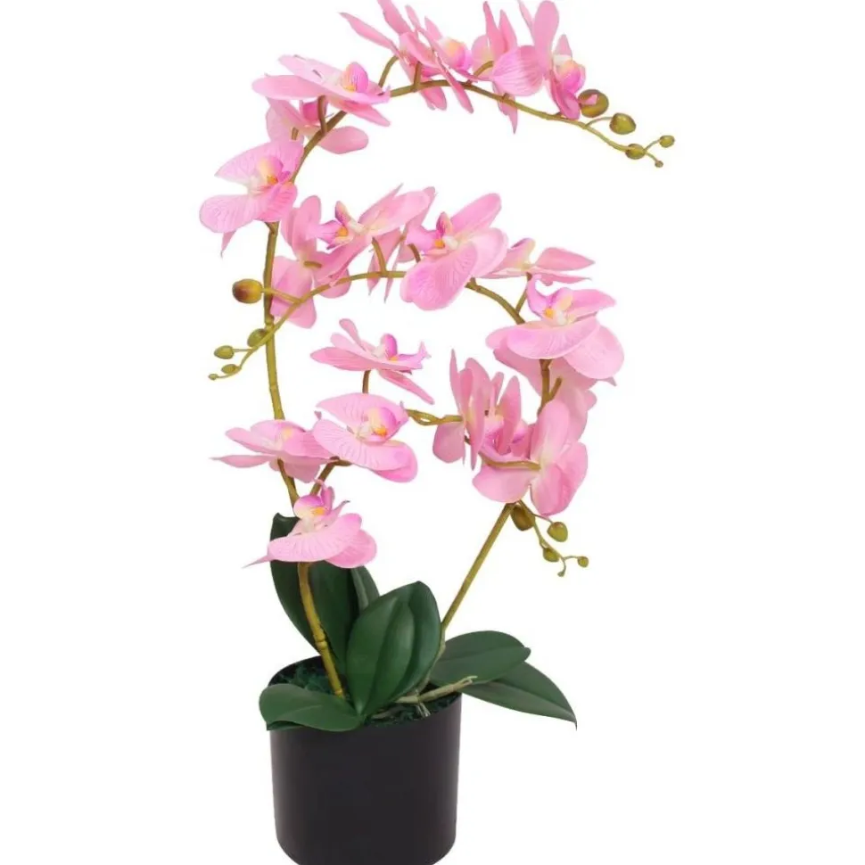 Tekokukka ruukulla orkidea 65 cm vaaleanpunainen