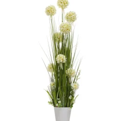 Tekokukka Home4You IN GARDEN K120 cm, valkoinen hyasintti, ruohokasvi ruukulla