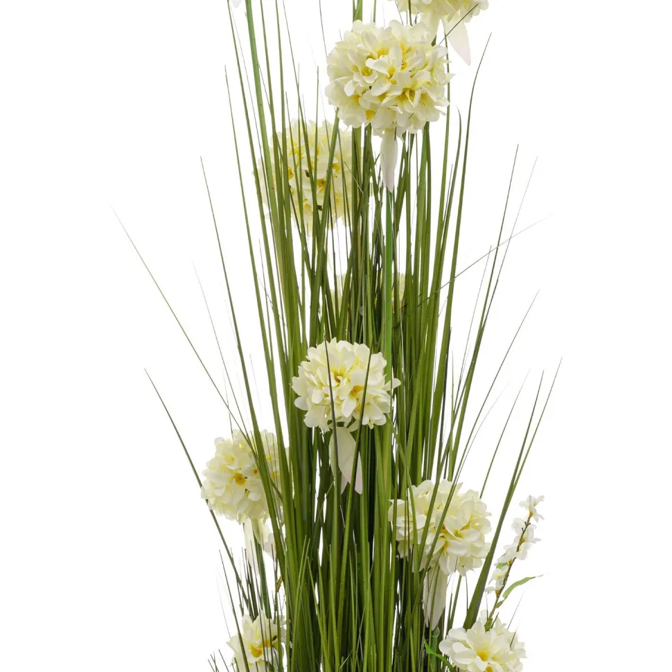 Tekokukka Home4You IN GARDEN K120 cm, valkoinen hyasintti, ruohokasvi ruukulla