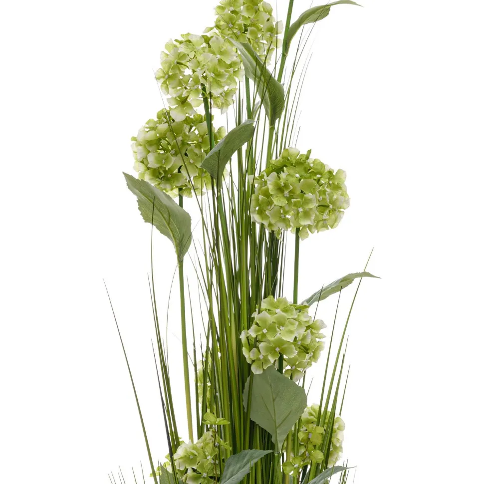 Tekokukka Home4You IN GARDEN K120 cm, vihreä hortensia, ruohokasvi ruukulla