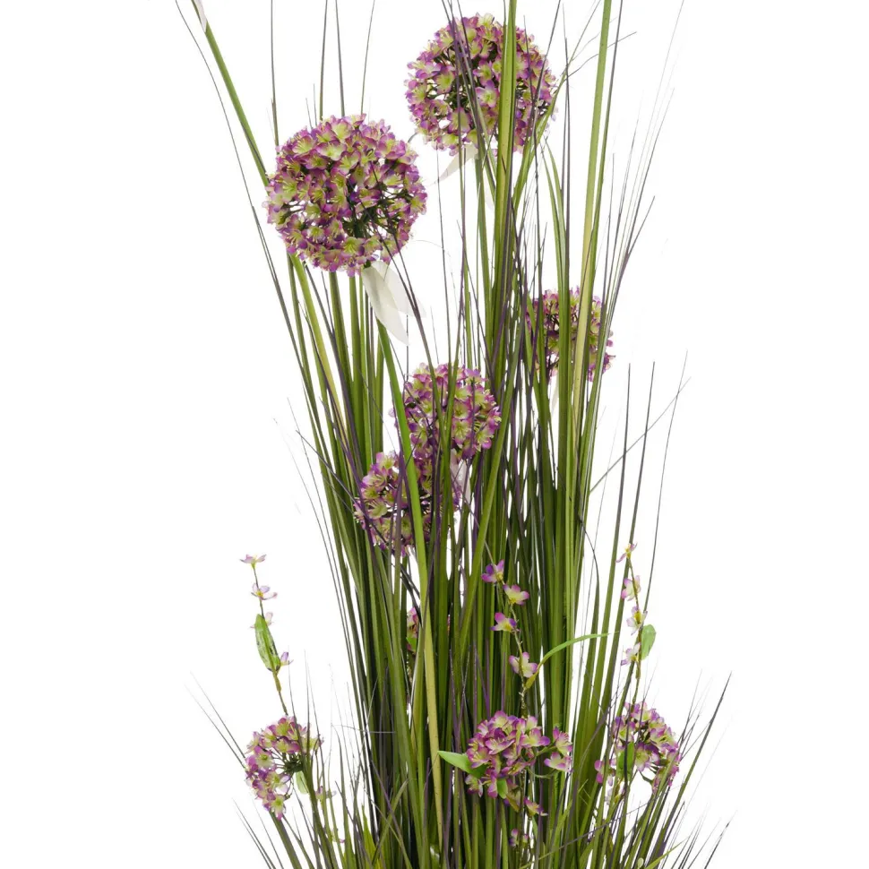 Tekokukka Home4You IN GARDEN K120 cm, violetti allium, ruohokasvi ruukulla