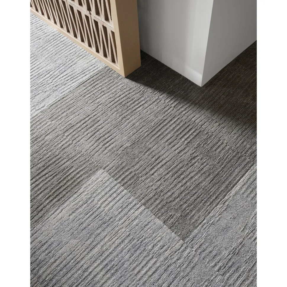 Tekstiililaatta Ege Carpets ReForm Shadowplay, 48x48cm, taupe