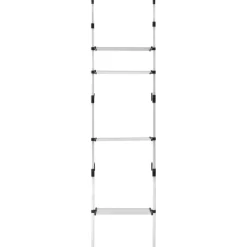 Teleskooppinen vaatekaappijärjestelmä hyllyillä alumiini 70cm