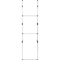 Teleskooppinen vaatekaappijärjestelmä 1 tangoilla alumiini 70cm