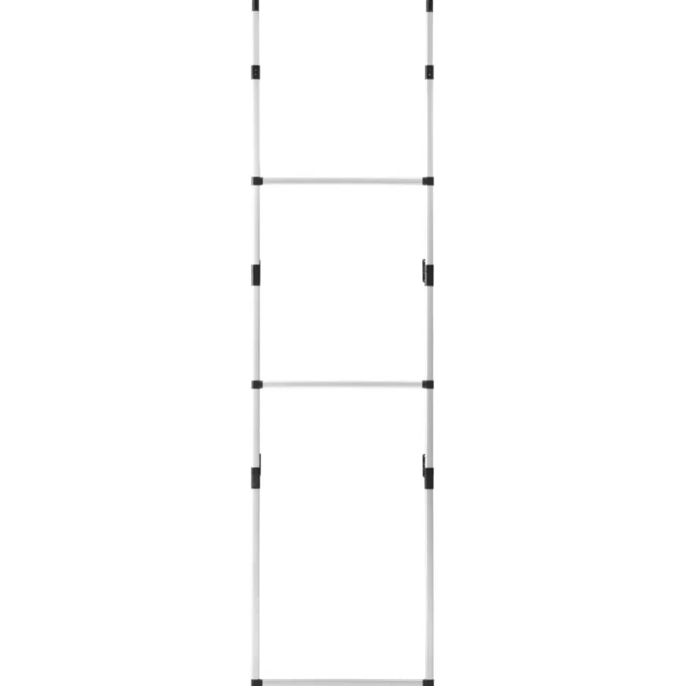 Teleskooppinen vaatekaappijärjestelmä 1 tangoilla alumiini 70cm