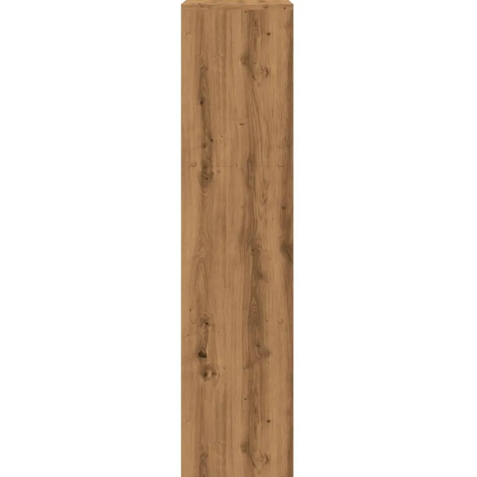 Tilanjakaja 3 taso artesaani tammi 123x29x123 cm tekninen puu (57993)