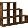 Tilanjakaja 4 tasoa savutammi 137,5x29x103,5 cm tekninen puu (57980)