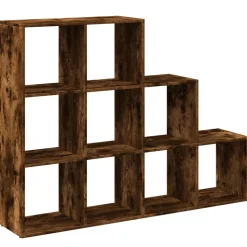 Tilanjakaja 4 tasoa savutammi 137,5x29x103,5 cm tekninen puu (57980)