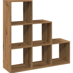 Tilanjakaja 3 tasoa artesaani tammi 99x29x99 cm tekninen puu (57966)