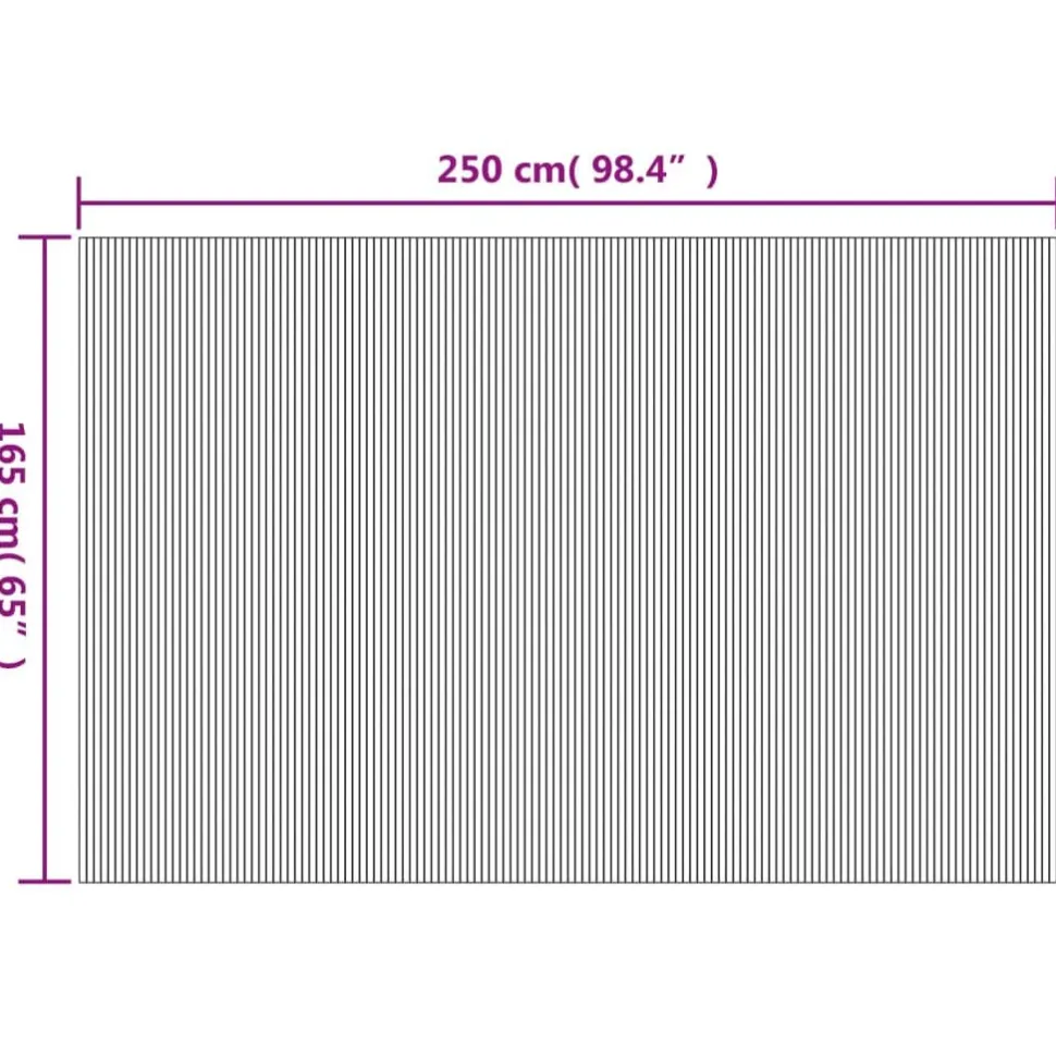 Tilanjakaja bambu, korkeus 165 cm, eri kokoja ja värejä (94134)