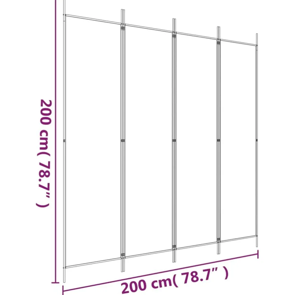 Tilanjakaja kangas, 150-300x200 cm, eri paneeli- ja värivaihtoehtoja (15997)