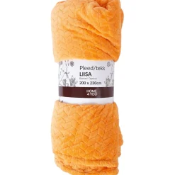 Torkkupeitto Home4You LIISA XL 200x230 cm, oranssi