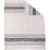 Torkkupeitto Eglo Living Longlac, 160x130cm, kerma/musta
