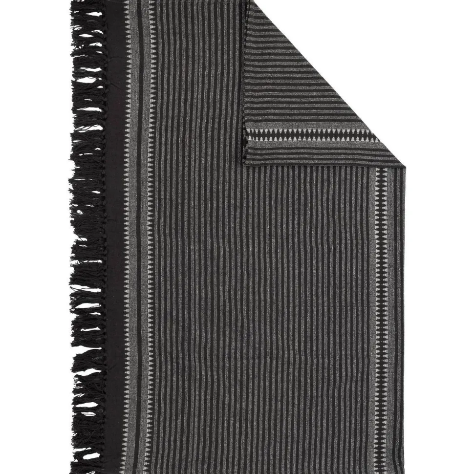 Torkkupeitto Eglo Living Longlac, 170x130cm, ruskea/valkoinen