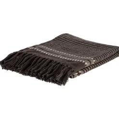 Torkkupeitto Eglo Living Longlac, 170x130cm, ruskea/valkoinen