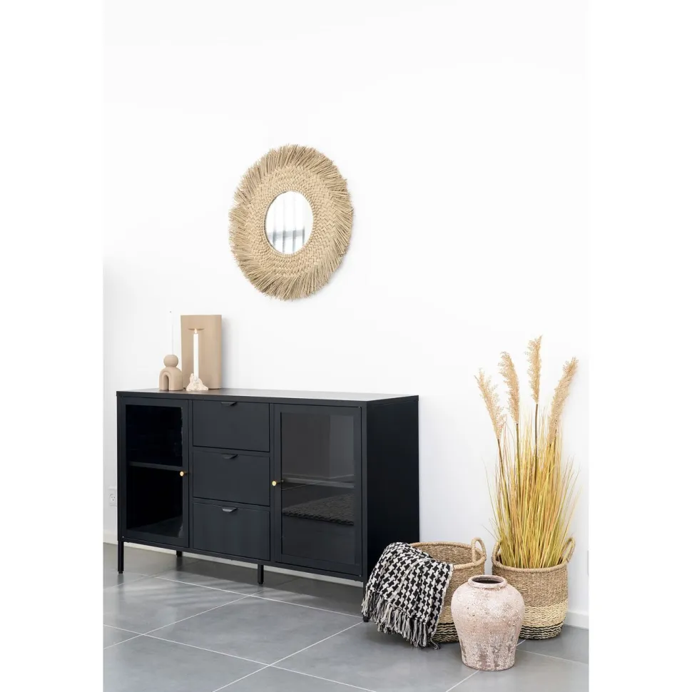 Torkkupeitto House Nordic Side, 130x180cm, musta/beige