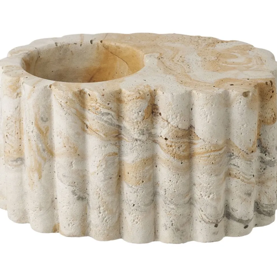 Tuikkukuppi House Nordic, ø10.5x6cm, sementti, ruskea/beige
