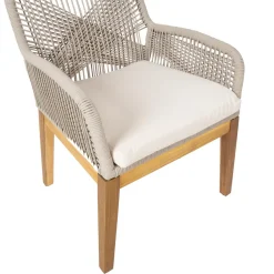 Tuoli Home4You Florida 66,5x57,5x83, akaasia, beige