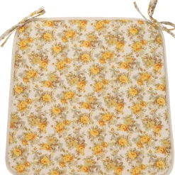 Tuolin pehmuste Home4You LONETA NEW 39x39 cm, beige ruusu