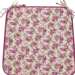 Tuolin pehmuste Home4You LONETA NEW 39x39 cm, violetti ruusu