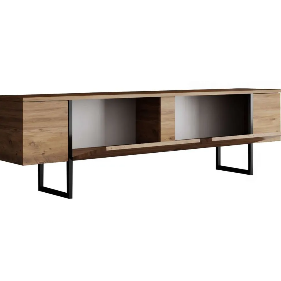 TV-taso Linento Furniture Luxe, leveys 180cm, ruskea