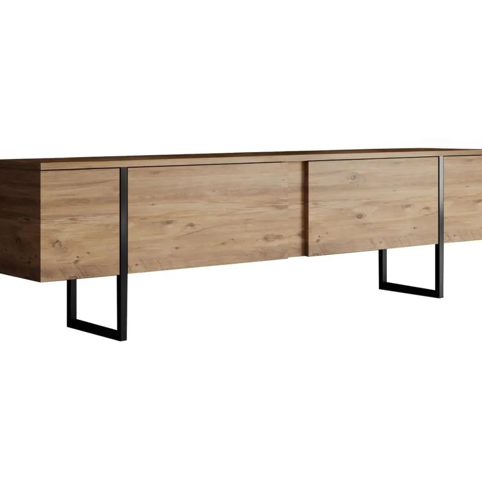 TV-taso Linento Furniture Luxe, leveys 180cm, ruskea