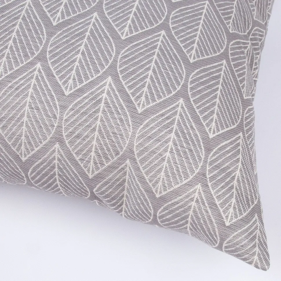 Tyyny Home4You RETRO 45x45 cm, harmaa lehti