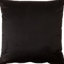 Tyyny sametti Home4You 50x50 cm, musta