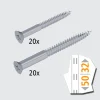 U-kannattimen ruuvisetti Element System ES32