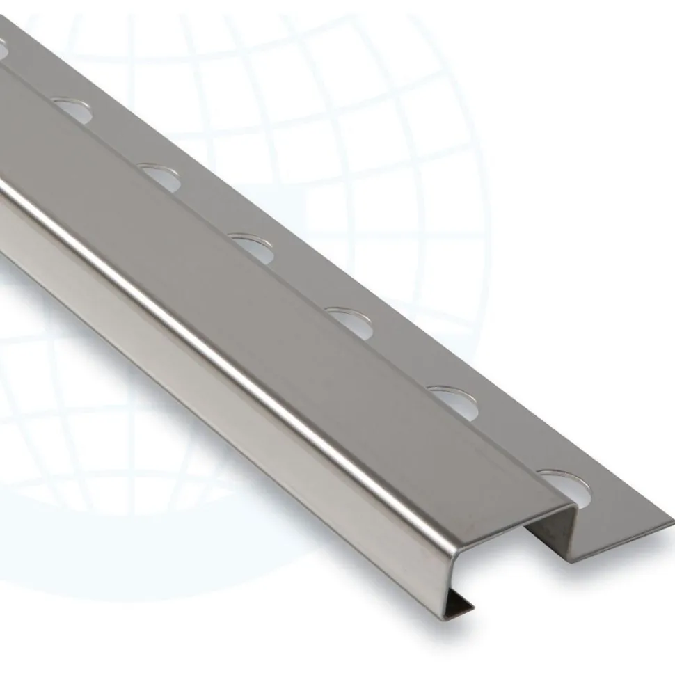 Ulkokulmalista/boordilista Euroshrink rst 213s, 12mm x 2.5m, harjattu teräs