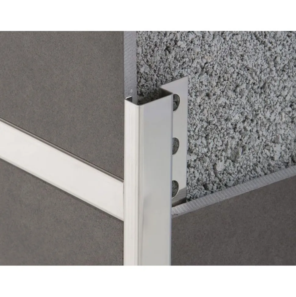 Ulkokulmalista/boordilista Euroshrink rst 213s, 12mm x 2.5m, harjattu teräs
