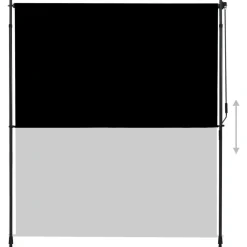 Ulkorullaverho 200x270 cm antrasiitti